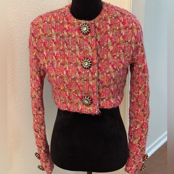 ??????? Jackets & Blazers - Betsey Johnson Inspired Homemade Crop Top Jacket